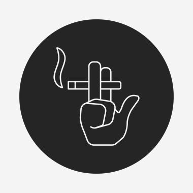 Sigara içme alanı simgesi