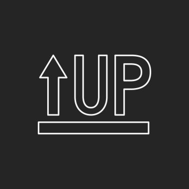 diğer tarafa satırı simgesi