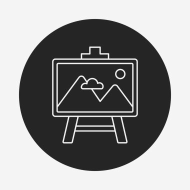 Resim Sanat satırı simgesi