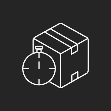 Lojistik nakliye satırı simgesi