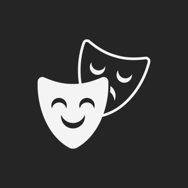 Opera maskesi simgesi