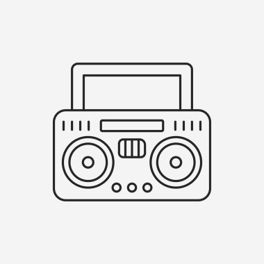 Radyo çizgisi simgesi