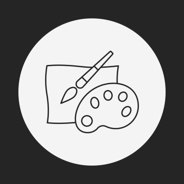 Palet satırı simgesi