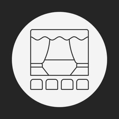 performans sahne simgesi