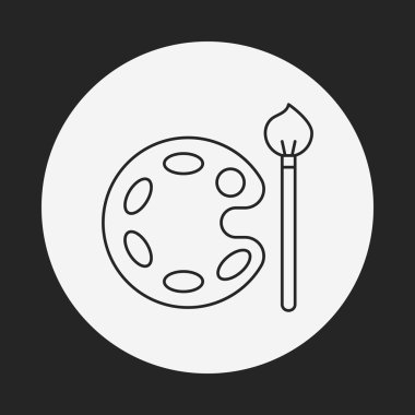 Palet satırı simgesi