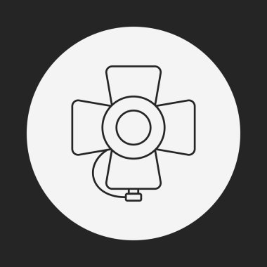 kamera ışık stand satırı simgesi