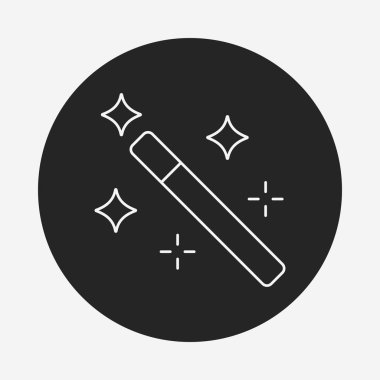 fotoğraf düzenleme efektleri sihirli değnek satırı simgesi