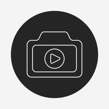 kamera satırı simgesi