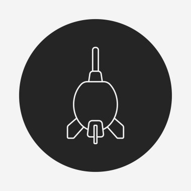 Roket hava Blaster satırı simgesi
