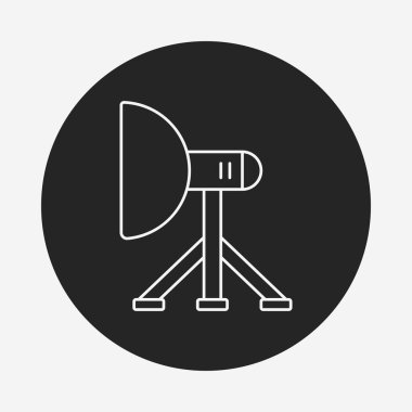 kamera ışık stand satırı simgesi