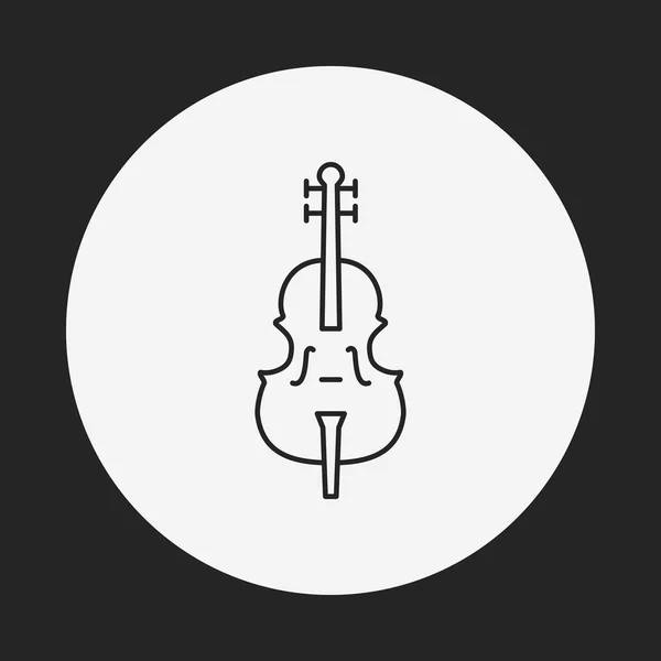 Музичний інструмент значок — стоковий вектор