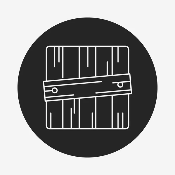 Logistics freight line icon — Stock Vector
