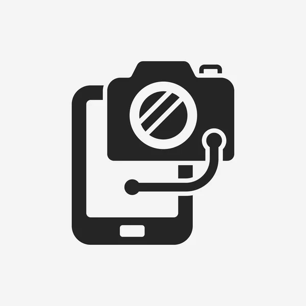 Overdracht fotopictogram — Stockvector