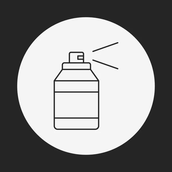 Spray schilderij lijn pictogram — Stockvector