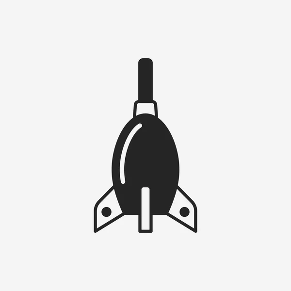 Rocket Air Blaster icono — Vector de stock