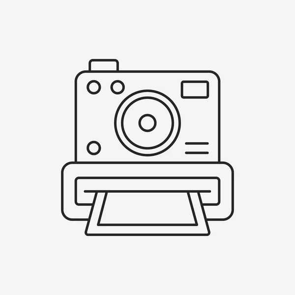 Kamera satırı simgesi — Stok Vektör