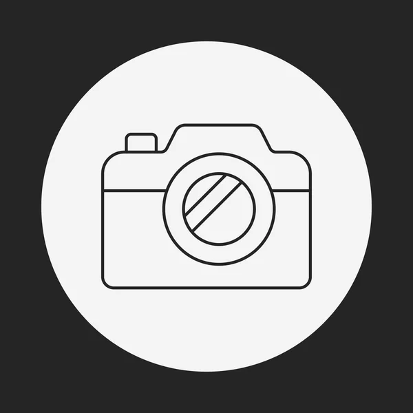 Camera line icon — Stock Vector