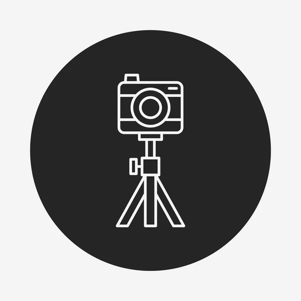 Camera line icon — Stock Vector