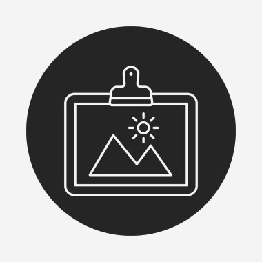 Resim Sanat satırı simgesi