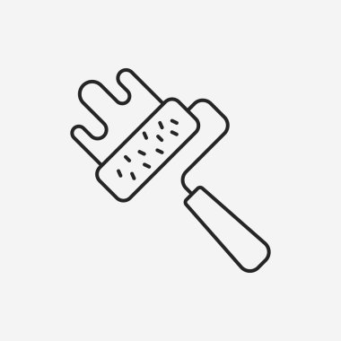 Fırça çizgisi simgesini boya