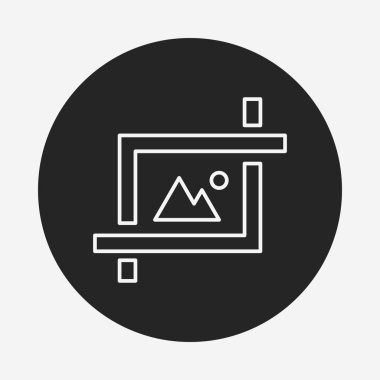 kamera derinliği alan satırı simgesi