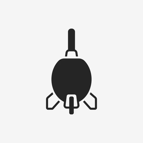 Rocket Air Blaster icono — Vector de stock