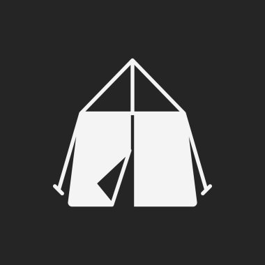 kamp çadırı simgesi