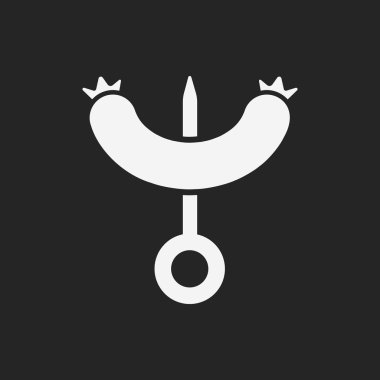 Barbekü gıda simgesi