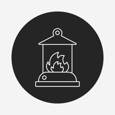 kamp ışık satırı simgesi