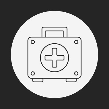 İlk yardım kiti satırı simgesi