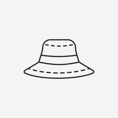 Güneş şapkası satırı simgesi