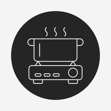 kamp pot satırı simgesi