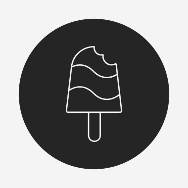 tatlı dondurma satırı simgesi