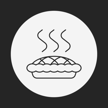 pasta satırı simgesi
