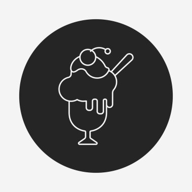 tatlı dondurma satırı simgesi