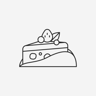 tatlı kek satırı simgesi