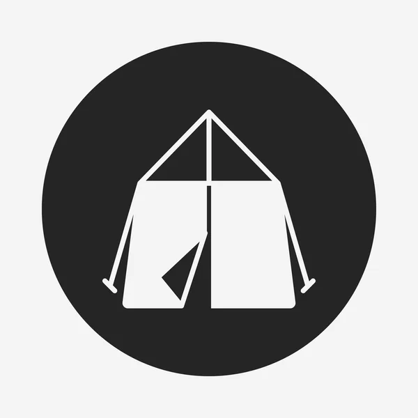 Kemping sátor ikon — Stock Vector