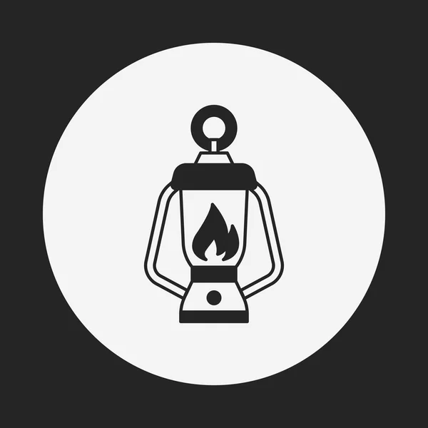Camp light icon — Stock Vector