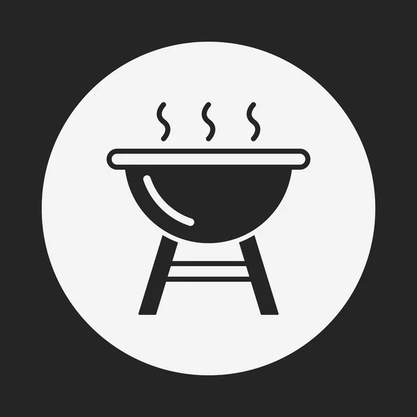 Icône du four barbecue — Image vectorielle