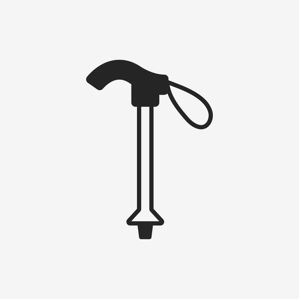 Hiking Stick icono — Vector de stock