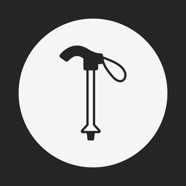 Hiking Stick icono — Vector de stock