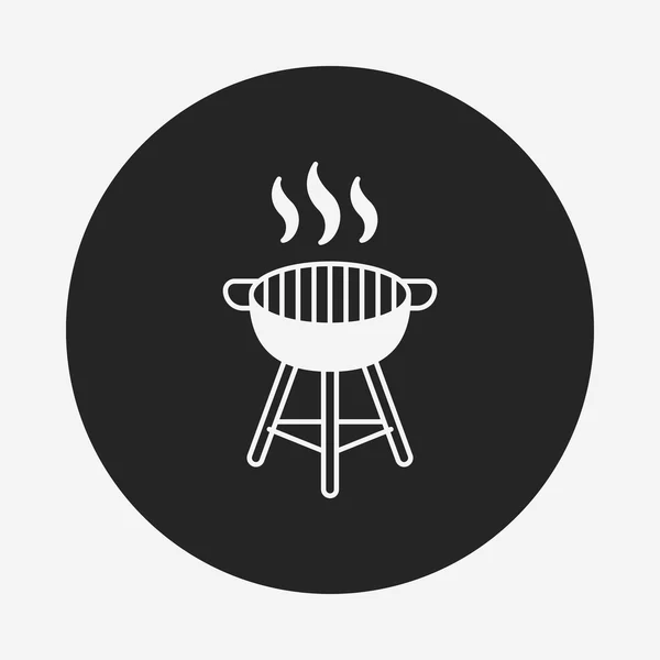 Icono del horno barbacoa — Vector de stock