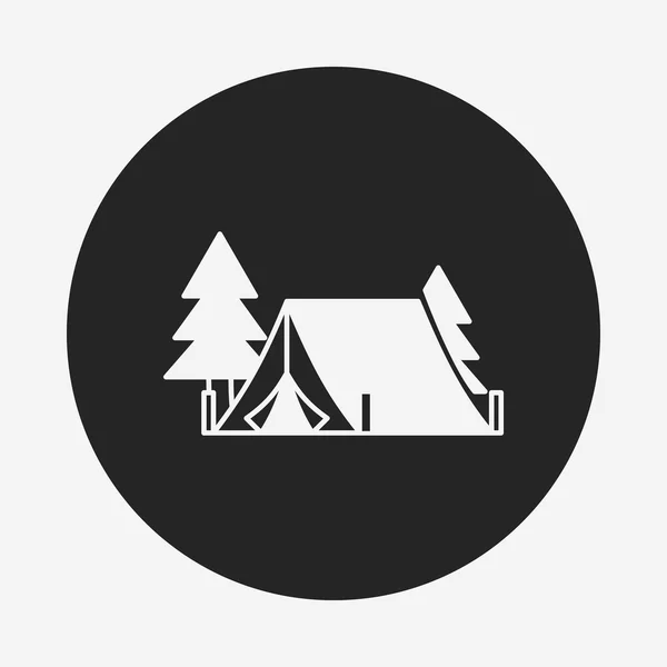 Camping tent icon — Stock Vector