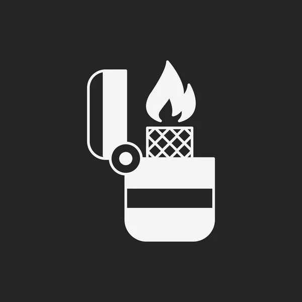 Feuerzeug-Symbol — Stockvektor
