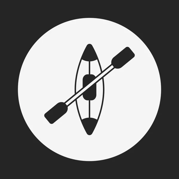 Kanot-ikonen — Stock vektor