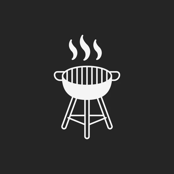 Icono del horno barbacoa — Vector de stock