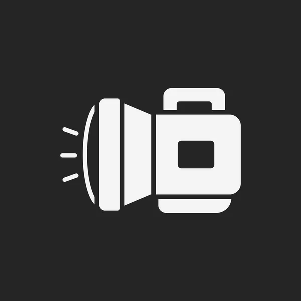 Flashlight icon — Stock Vector