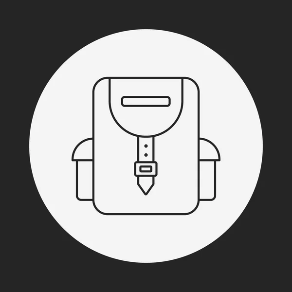 Ryggsäck ikon — Stock vektor