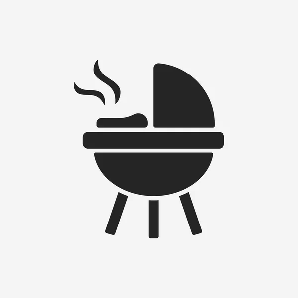 BBQ-oven pictogram — Stockvector