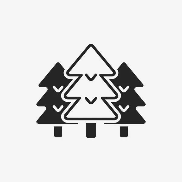 Bos pictogram — Stockvector